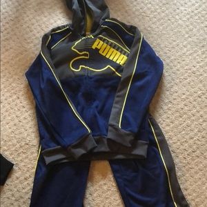 Boys Puma size 6 sweat outfit